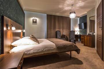 Фото номера Двухместный номер Делюкс с 1 кроватью и ванной Отель Hotel Onyx г. Губин 11